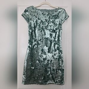 Unique Sequin Mini Dress